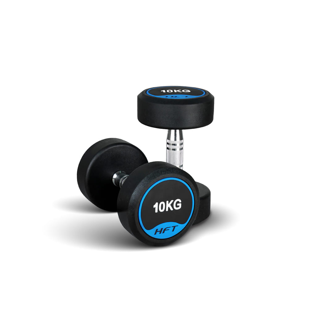 ดัมเบลกลม HOMEFITTOOLS 10 KG 1 คู่
